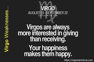 What are Virgo weaknesses?